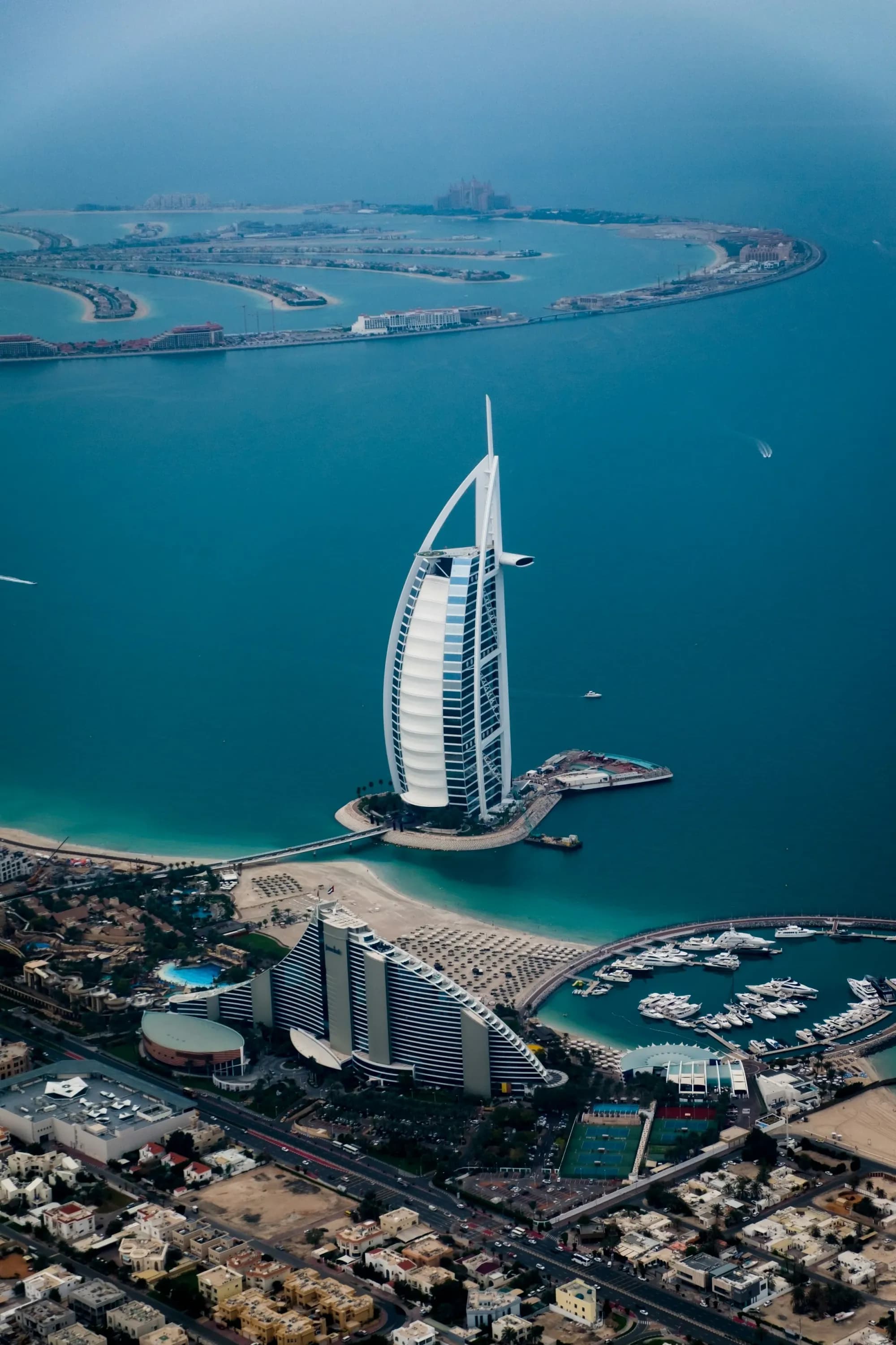 Dubai skyline at dusk